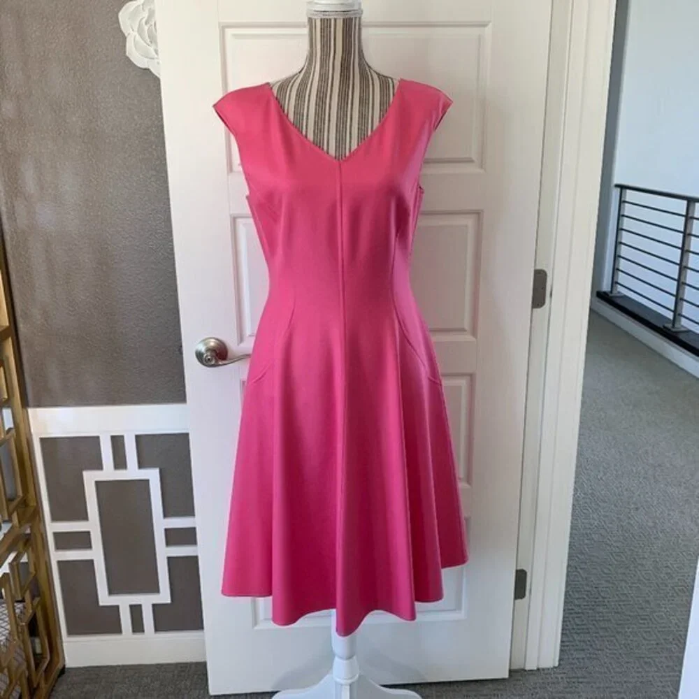 Michael Kors Collection Fit & Flare Dress